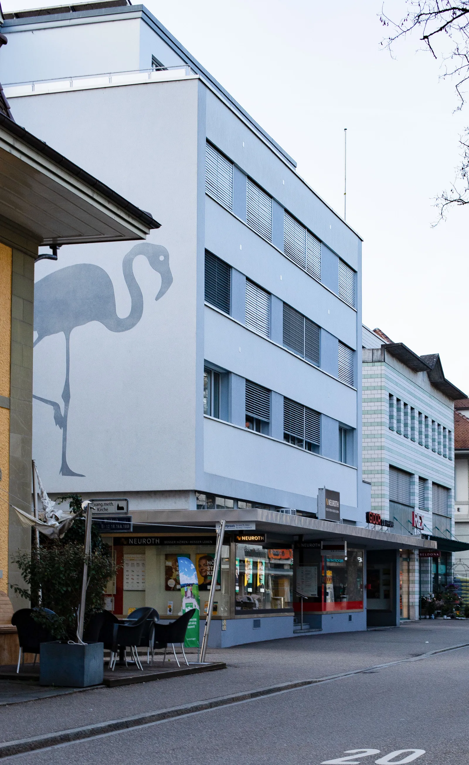 Gebäude der Praxis an der Bahnhofstrasse 8 in Burgdorf
